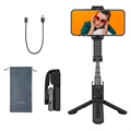 Hohem iSteady Q Smartphone Gimbal mit Selfie Stick - Schwarz