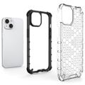 Honeycomb Armored iPhone 14 Max Hybrid Hülle - Transparent
