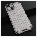 Honeycomb Armored iPhone 14 Max Hybrid Hülle - Transparent