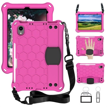 Honeycomb Serie EVA iPad Mini (2021) Cover - Hot Pink