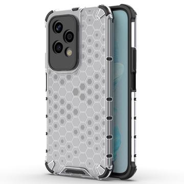 Honor 200 Lite Honeycomb Armored Hybrid Hülle - Grau