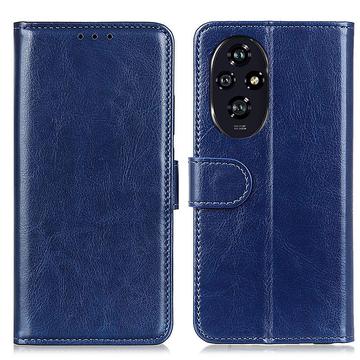 Honor 200 Wallet Schutzhülle mit Magnetverschluss - Blau