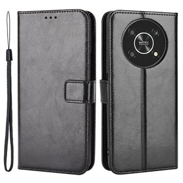 Honor Magic4 Lite/X30/X9 5G Wallet Schutzhülle mit Magnetverschluss - Schwarz
