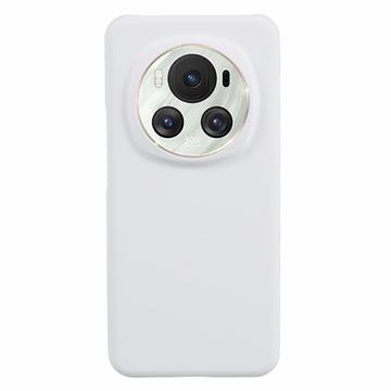 Honor Magic6 Gummierte Kunststoff Hülle - Weiß