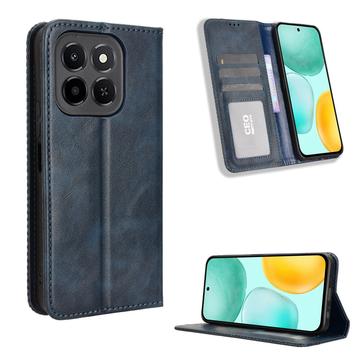 Honor X6c Retro Wallet Schutzhülle mit Magnetverschluss