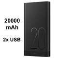 Huawei AP20 2xUSB Powerbank - 20000mAh - Schwarz