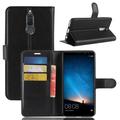 Huawei Mate 20 Lite Wallet Schutzhülle mit Magnetverschluss - Schwarz