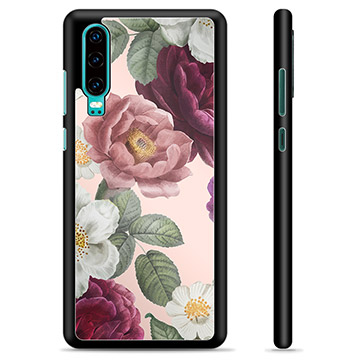 Huawei P30 Schutzhülle - Romantische Blumen