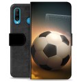 Huawei P30 Lite Premium Schutzhülle mit Geldbörse - Fußball