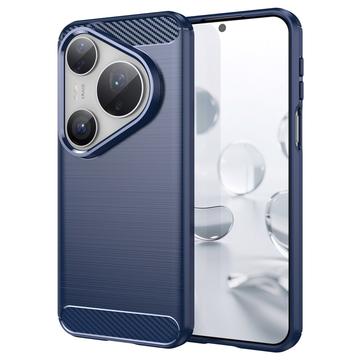 Huawei Pura 80 Pro/80 Pro+/80 Ultra Gebürstete TPU Hülle - Karbonfaser