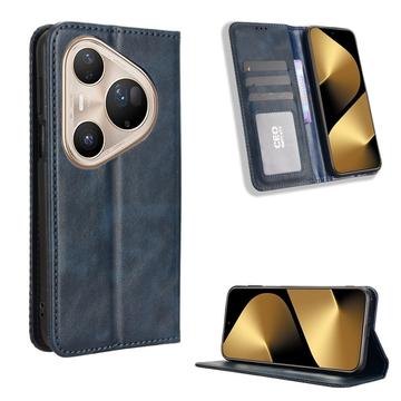 Huawei Pura 80 Pro/80 Pro+ Retro Wallet Schutzhülle mit Magnetverschluss