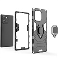 Honor 60 SE Hybrid Case mit Ringhalterung - Schwarz