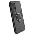 OnePlus Nord 2 5G Hybrid Case mit Ringhalterung - Schwarz