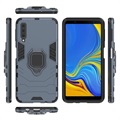 Samsung Galaxy A7 (2018) Hybrid Case mit Ringhalterung - Grau