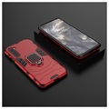 OnePlus Nord Hybrid Case mit Ringhalterung - Rot