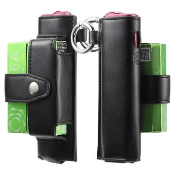 IQOS ILUMA i One/ILUMA One E-Zigarette Lederetui - Schwarz