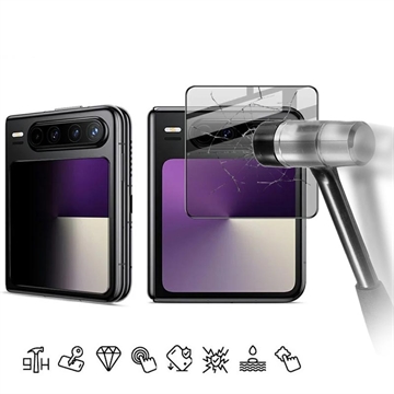 Huawei Pura X Imak Privacy Full Cover Panzerglas - 9H