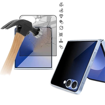 Samsung Galaxy Z Flip7 Imak Privacy Full Cover Panzerglas - 9H