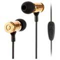 JBMMJ MJ007 In-Ear Stereo Headset - Gold / Schwarz