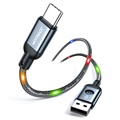 Joyroom JR-N16 Geflochtenes USB-C Kabel - 3A, 1.2m - Grau