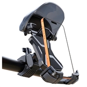 Joyroom JR-ZS528 Fahrradhalter mit Sonnenschutz - 4.7-7" - Schwarz