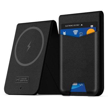 K01 Card Holder-Style Tracker für Apple Find My - MagSafe-kompatibel - Schwarz