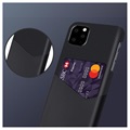 KSQ iPhone 11 Pro Max Hülle mit Kartenfach - Schwarz