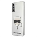 Karl Lagerfeld Karl\'s Head Samsung Galaxy S21+ 5G Cover - Durchsichtig