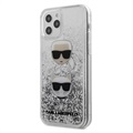 Karl Lagerfeld Glitter iPhone 12 Pro Max TPU Hülle - Karl & Choupette