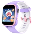 Kinder Wasserdichte Smartwatch Y90 Pro mit Dual-Kamera - Violett