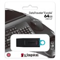 Kingston DataTraveler Exodia USB-Stick - 64GB - Teal / Schwarz