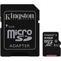 Kingston MicroSDXC Speicherkarte SDC10G2/64GB