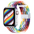 Apple Watch Series 7/SE/6/5/4/3/2/1 Gestrickter Armband - 45mm/44mm/42mm - Regenbogen