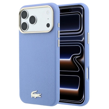 iPhone 18 Pro Lacoste Champs Élysées Hülle - MagSafe Kompatibel - Blau