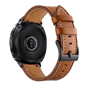Samsung Galaxy Watch4/Watch4 Classic/Watch5/Watch6 Lederarmband - 20mm - Braun