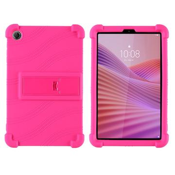Lenovo Tab K9 Silikonhülle mit Kickstand - Hot Pink