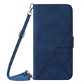 Line Serie Samsung Galaxy S20 FE Schutzhülle mit Geldbörse - Blau