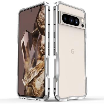Google Pixel 8 Pro Luphie Metall Bumper - Silber
