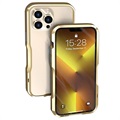 Luphie Safe Lock iPhone 13 Pro Max Metall Bumper - Gold