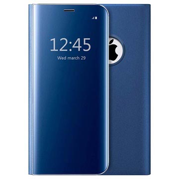 Luxus Clear View iPhone 7/8/SE (2020)/SE (2022) Flip Case - Blau