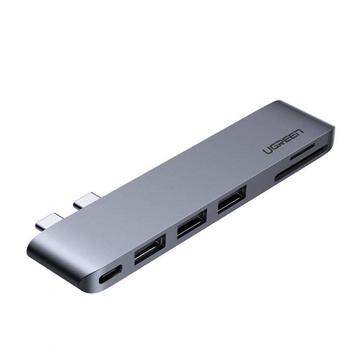 MacBook Pro/Air Ugreen CM251 6-in-1 USB-C Hub - Grau