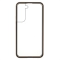 Samsung Galaxy S22 5G Magnetisches Cover mit Panzerglas - Gold