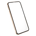 Samsung Galaxy S22 5G Magnetisches Cover mit Panzerglas - Gold