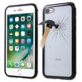 iPhone 7 / iPhone 8 Magnetisches Cover mit Panzerglas Rückseite