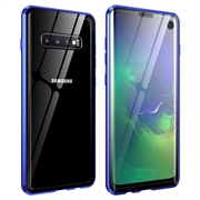 Samsung Galaxy S10 Magnetisches Cover mit Panzerglas - 9H