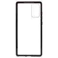 Samsung Galaxy Note20 Magnetisches Cover mit Panzerglas - Schwarz
