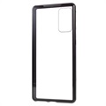 Samsung Galaxy Note20 Magnetisches Cover mit Panzerglas - Schwarz