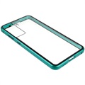 Samsung Galaxy S21 FE 5G Magnetisches Cover mit Panzerglas - Blau