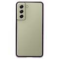 Samsung Galaxy S21 FE 5G Magnetisches Cover mit Panzerglas - Purpur