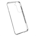 Samsung Galaxy S22+ 5G Magnetisches Cover mit Panzerglas - Silber